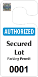 Plastic ToughTags™ Parking Permits, Jumbo