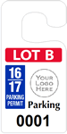 Plastic ToughTags™ Parking Permits, Jumbo