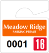 Plastic ToughTags™ Parking Permits, Mini