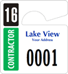 Plastic ToughTags™ Parking Permits, Mini