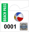Plastic ToughTags™ Parking Permits, Mini