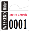 Plastic ToughTags™ Parking Permits, Mini