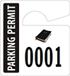 Plastic ToughTags™ Parking Permits, Mini