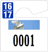 Plastic ToughTags™ Parking Permits, Mini