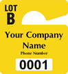 Plastic ToughTags™ Parking Permits, Mini