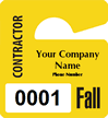 Plastic ToughTags™ Parking Permits, Mini