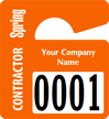 Plastic ToughTags™ Parking Permits, Mini