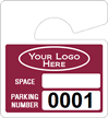 Plastic ToughTags™ Parking Permits, Mini