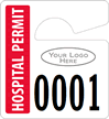Plastic ToughTags™ Parking Permits, Mini