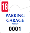 Plastic ToughTags™ Parking Permits, Mini