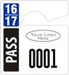 Plastic ToughTags™ Parking Permits, Mini