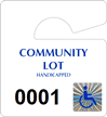 Plastic ToughTags™ Parking Permits, Mini