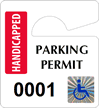 Plastic ToughTags™ Parking Permits, Mini