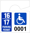 Plastic ToughTags™ Parking Permits, Mini