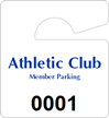 Plastic ToughTags™ Parking Permits, Mini