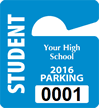 Plastic ToughTags™ Parking Permits, Mini