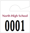 Plastic ToughTags™ Parking Permits, Mini