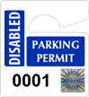 Plastic ToughTags™ Parking Permits, Mini