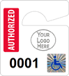 Plastic ToughTags™ Parking Permits, Mini