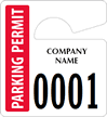 Plastic ToughTags™ Parking Permits, Mini
