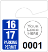 Plastic ToughTags™ Parking Permits, Mini