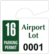 Plastic ToughTags™ Parking Permits, Mini