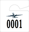 Plastic ToughTags™ Parking Permits, Mini
