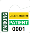 Plastic ToughTags™ Parking Permits, Mini