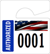 Plastic ToughTags™ Parking Permits, Mini
