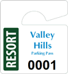 Plastic ToughTags™ Parking Permits, Mini
