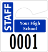 Plastic ToughTags™ Parking Permits, Mini