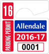 Plastic ToughTags™ Parking Permit Mini Template