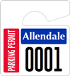 Plastic ToughTags™ Parking Permit Mini Template