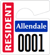 Plastic ToughTags™ Parking Permit Mini Template
