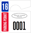 Plastic ToughTags™ Parking Permit Mini Template