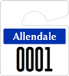 Plastic ToughTags™ Parking Permit Mini Template