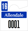 Plastic ToughTags™ Parking Permit Mini Template