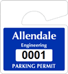 Plastic ToughTags™ Parking Permit Mini Template