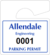 Plastic ToughTags™ Parking Permit Mini Template