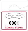 Plastic ToughTags™ Parking Permit Mini Template