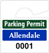 Plastic ToughTags™ Parking Permit Mini Template