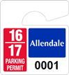 Plastic ToughTags™ Parking Permit Mini Template