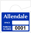 Plastic ToughTags™ Parking Permit Mini Template