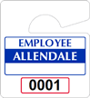 Plastic ToughTags™ Parking Permit Mini Template