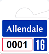 Plastic ToughTags™ Parking Permit Mini Template