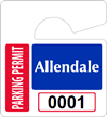 Plastic ToughTags™ Parking Permit Mini Template