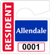 Plastic ToughTags™ Parking Permit Mini Template