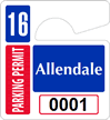 Plastic ToughTags™ Parking Permit Mini Template