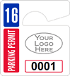Plastic ToughTags™ Parking Permit Mini Template