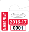 Plastic ToughTags™ Parking Permit Mini Template